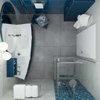 Triton Терра Хром А1 90х90 (прозрачное стекло) Image #6