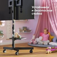 Стойка для телевизора Onkron TS1137 (черный) - Превью изображения №5 — Интернет-магазин Your Sale