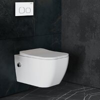 Roxen Cube Bidet в комплекте с инсталляцией StounFix Dual Fresh 6 в 1 542448 (кнопка: белый глянец) Image #12