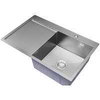 Кухонная мойка Mixline Pro 551878 правый (сатин, с сифоном) - Превью изображения №2 — Интернет-магазин Your Sale