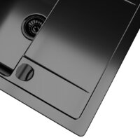 Кухонная мойка Kernau KGS Z 4557 1B1D Deep Black - Превью изображения №7 — Интернет-магазин Your Sale