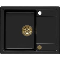 Кухонная мойка Kernau KGS Z 4557 1B1D Deep Black - Превью изображения №8 — Интернет-магазин Your Sale
