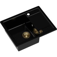 Кухонная мойка Kernau KGS Z 4557 1B1D Deep Black - Превью изображения №9 — Интернет-магазин Your Sale