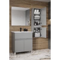 Акватон Шкаф-полупенал Форест 1A278603FR4D0 (туманный серый) Image #4