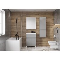 Акватон Шкаф-полупенал Форест 1A278603FR4D0 (туманный серый) Image #3