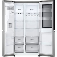 Холодильник side by side LG InstaView GSGV80PYLL - Превью изображения №4 — Интернет-магазин Your Sale