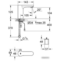 Grohe Eurosmart Cosmopolitan E 36327001 Image #2