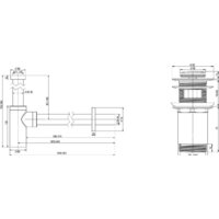 Сифон Wellsee Drainage System 182104001 (сифон, донный клапан, хром) - Превью изображения №6 — Интернет-магазин Your Sale