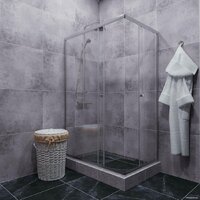 Triton Вента Хром А1 120х80 без поддона (прозрачное стекло) Image #8