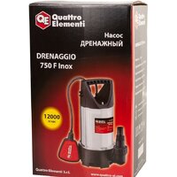 Дренажный насос Quattro Elementi Drenaggio 750 F Inox - Превью изображения №4 — Интернет-магазин Your Sale