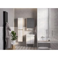  Акватон Тумба под умывальник Сканди Doors 55 1A278801SDB20 (белый/дуб верона) - Превью изображения №8 — Интернет-магазин Your Sale