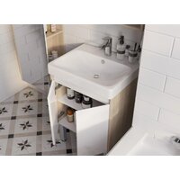  Акватон Тумба под умывальник Сканди Doors 55 1A278801SDB20 (белый/дуб верона) - Превью изображения №7 — Интернет-магазин Your Sale