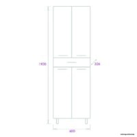 Onika Шкаф-пенал Модерн 60.10 406002 Image #3