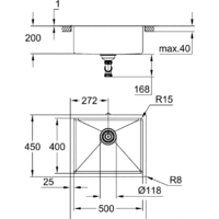 Grohe K700U 60-S 54,4/44,4 1.0 31574AL1 (темный графит) Image #3