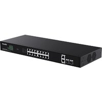Неуправляемый коммутатор Tenda TEG1120P-16-250W - Превью изображения №2 — Интернет-магазин Your Sale