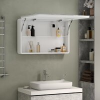 Континент Шкаф с зеркалом Tokio Led 90x53 (с бесконтактным сенсором) Image #9