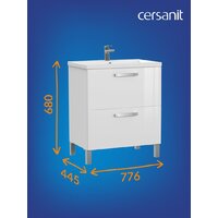 Cersanit Тумба под умывальник Melar 80 Como 80 64130 Image #11