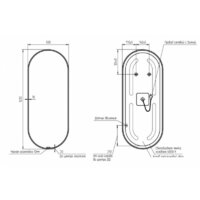 Cersanit Зеркало Eclipse Smart 50x122 64151 Image #6