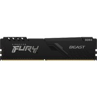 Оперативная память Kingston FURY Beast 8ГБ DDR4 3200 МГц KF432C16BB/8WP - Превью изображения №2 — Интернет-магазин Your Sale