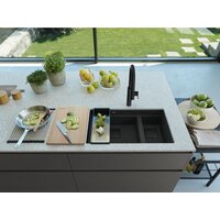 Кухонная мойка Franke Kanon KNG PRO 160-46-21 125.0749.682 (черный матовый) - Превью изображения №3 — Интернет-магазин Your Sale