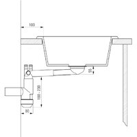 Deante Eridan ZQE A103 (алебастровый) Image #3
