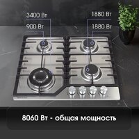 Варочная панель Zigmund & Shtain G 22.6 S - Превью изображения №3 — Интернет-магазин Your Sale