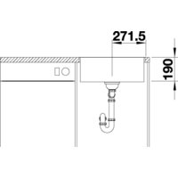 Blanco Subline 500-IF SteelFrame (черный) Image #4