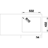 Blanco Subline 500-IF SteelFrame (черный) Image #3
