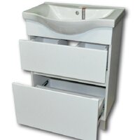 Гамма Тумба с умывальником Р25оФ8-У65 Альбатрос-10065 (белый) Image #2