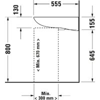 Умывальник Duravit Vital Seria D-Code 23126000002 - Превью изображения №4 — Интернет-магазин Your Sale