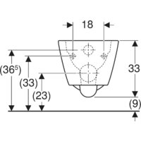 Унитаз подвесной Geberit Smyle Square 500.208.01.8 - Превью изображения №4 — Интернет-магазин Your Sale