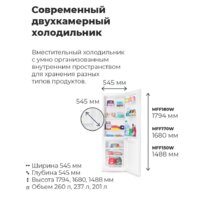 Холодильник MAUNFELD MFF150W - Превью изображения №18 — Интернет-магазин Your Sale