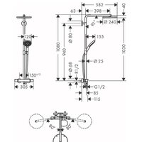 Hansgrohe Raindance Select S 27633670 (матовый черный) Image #2