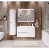 Grossman Тумба под умывальник Адель 100 см подвесная (белый) Image #4