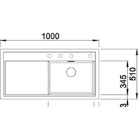 Blanco Zenar XL 6 S (антрацит, левая, с клапаном-автоматом) Image #4