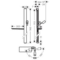 Hansgrohe Unica 27640000 (хром) Image #2