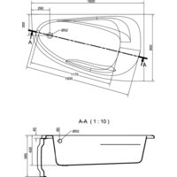 Cersanit Joanna New 160x95 (правая) Image #3