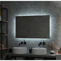 Континент Зеркало Amer Led 120x70 (с бесконтактным сенсором, черный, нейтральная подсветка) Image #8