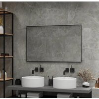 Континент Зеркало Amer Led 120x70 (с бесконтактным сенсором, черный, нейтральная подсветка) Image #7