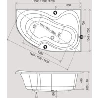 Ravak Rosa II 170 x 105 L [C221000000] Image #2