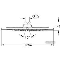 Grohe Rainshower F-Series 10" 27271000 Image #2