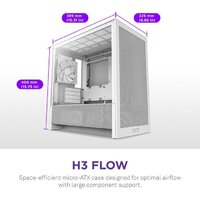Корпус NZXT H3 Flow CC-H31FW-01 - Превью изображения №2 — Интернет-магазин Your Sale