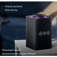 Умная колонка Яндекс Станция Макс (с хабом умного дома Zigbee, черный) - Превью изображения №9 — Интернет-магазин Your Sale