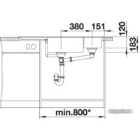 Blanco Delta II (белый) Image #6
