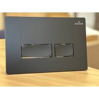 Унитаз подвесной Roxen Cube Bidet One Rimless 6 в 1 StounFix Dual Fresh 583046 (кнопка: черный матовый) - Превью изображения №10 — Интернет-магазин Your Sale