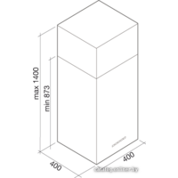 Falmec Mira/Col Design Island 40 800 м3/ч (белый) Image #2