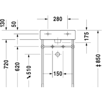 Duravit Vero 50x47 (0454500000) Image #4