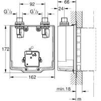 Скрытый механизм Grohe Eurosmart Cosmopolitan E 36339000 - Превью изображения №2 — Интернет-магазин Your Sale