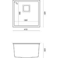 Кухонная мойка Quadron HQD4242U8-C1 - Превью изображения №4 — Интернет-магазин Your Sale