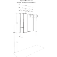 Акватон Зеркало Мишель 57 1A253902MIX40 Image #4